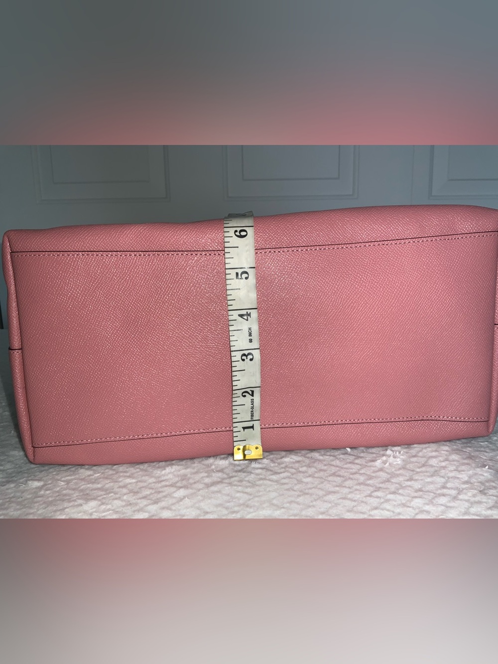 Coach Floral Perforated Leather Tote bag - Picture 12 of 14